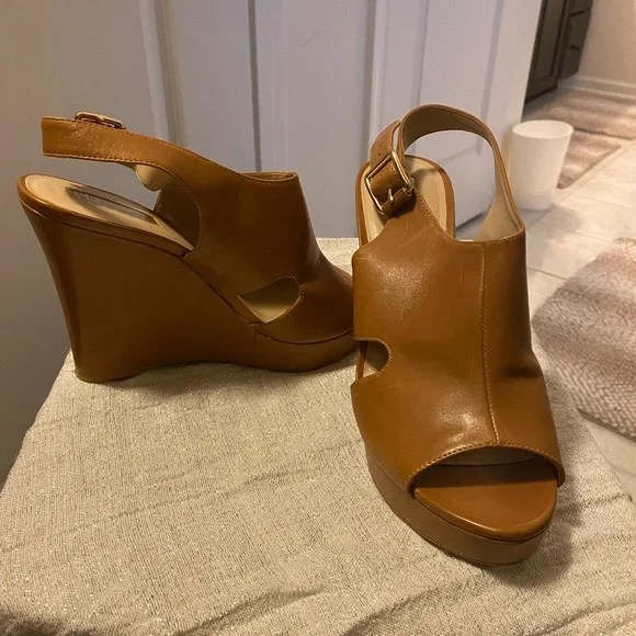 INC International Concepts | Shoes | Camel Color Wedge Inc From Macys Great  Condition | Poshmark
